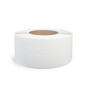 Umreifungsband Automatisches PP-Band – erhältlich in Stärken von 0,5 bis 0,9 mm, Stärken von 0,45 bis 0,55 mm und Windungen von 4,0 bis 7,0.