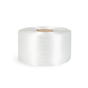 Umreifungsband PET-Band – zeichnet sich durch eine sehr hohe Reißfestigkeit bei gleichzeitig hoher Elastizität aus. Dies ist eine hervorragende Alternative zu herkömmlichen Stahlbändern.