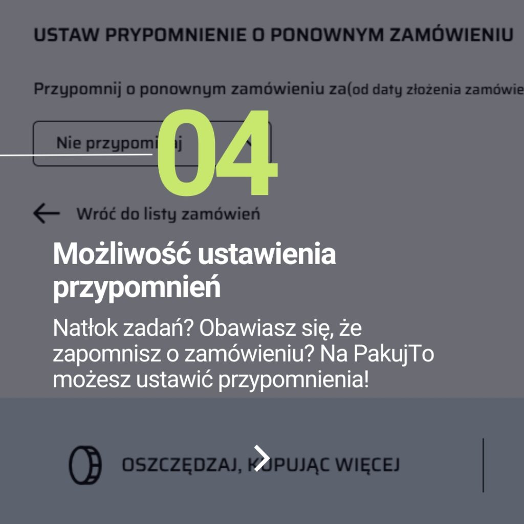 Możliwość ustawienia przypomnień Teraz Klienci Mac-Graf mogą składać zamówienia online!