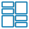PE-Schaumstoff-Formteile blaue Ikoma, die PE-Schaumstoffformen symbolisiert