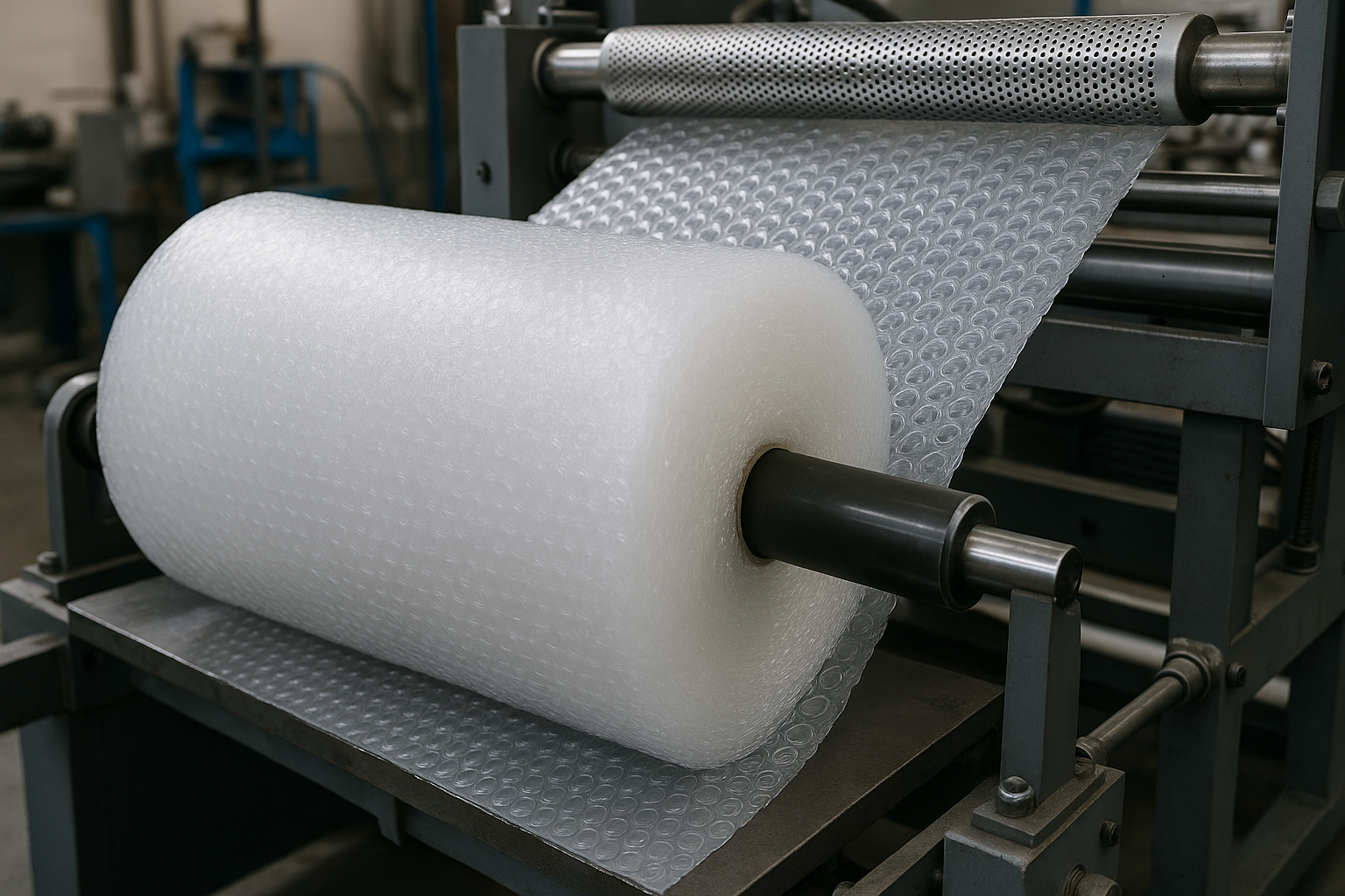 Jak wygląda proces produkcji folii bąbelkowej