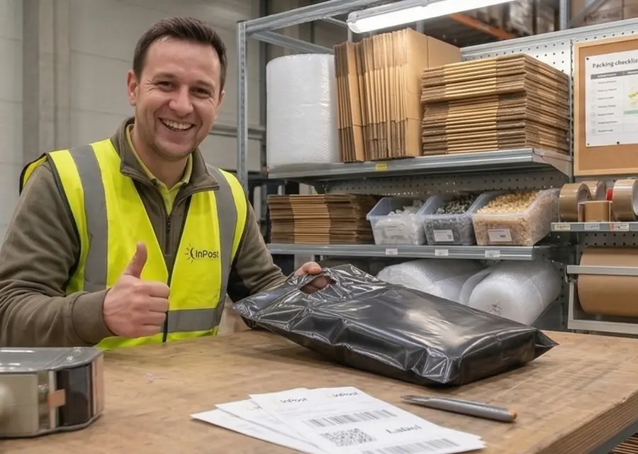 Foliopaki kurierskie z rączką