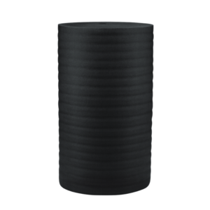 Black PE foam in a roll – an example of colored PE foam