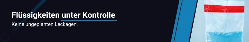 Folienbeutel für Flüssigkeiten