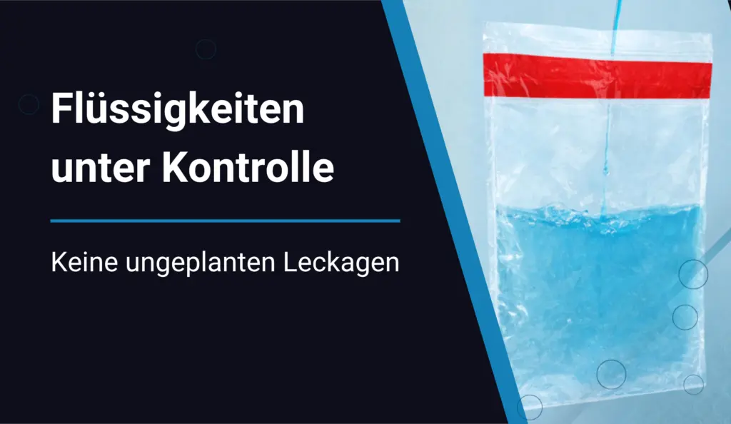Folienbeutel für Flüssigkeiten