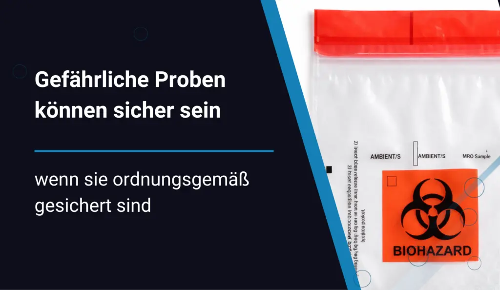 Medizinische BIOHAZARD-Beutel für gefährliche und infektiöse Abfälle