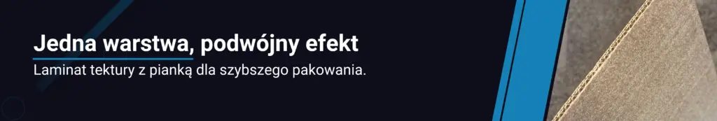 Laminat pianka PE i tektura