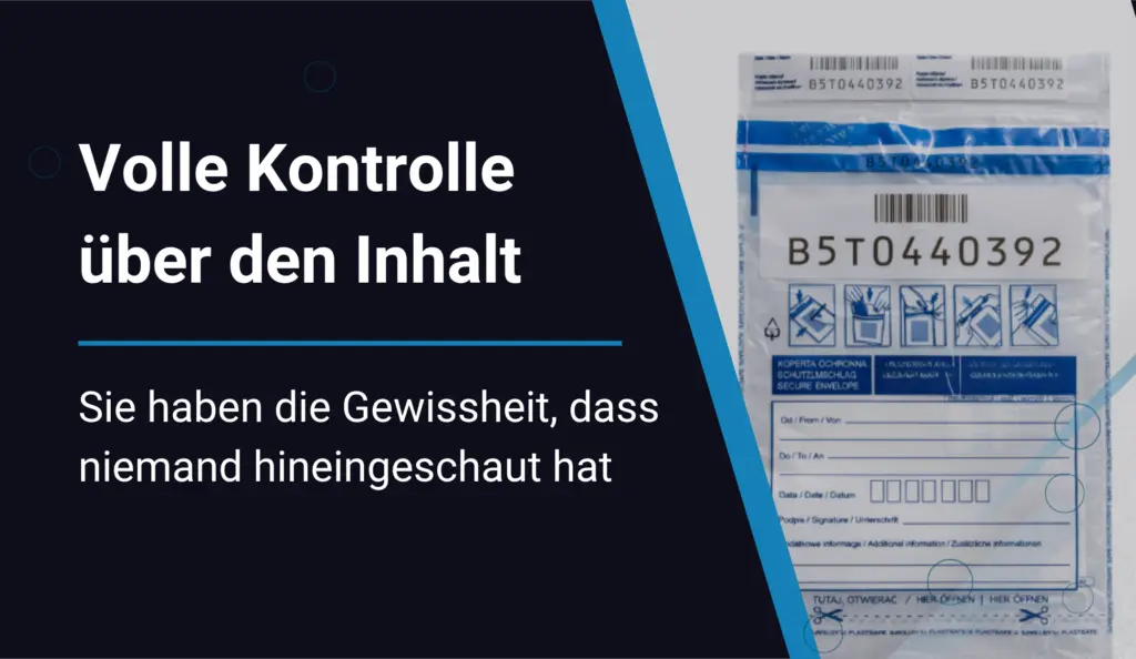 Sichere Folienversandtaschen