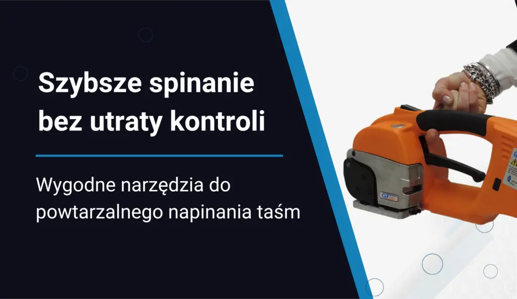 Wiązarka akumulatorowa SIAT GT-ONE+ do taśm PP/PET