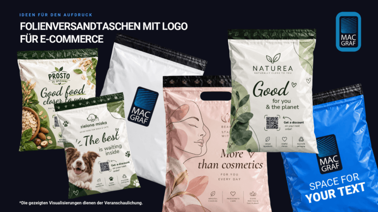 Bedruckte Folienversandtasche