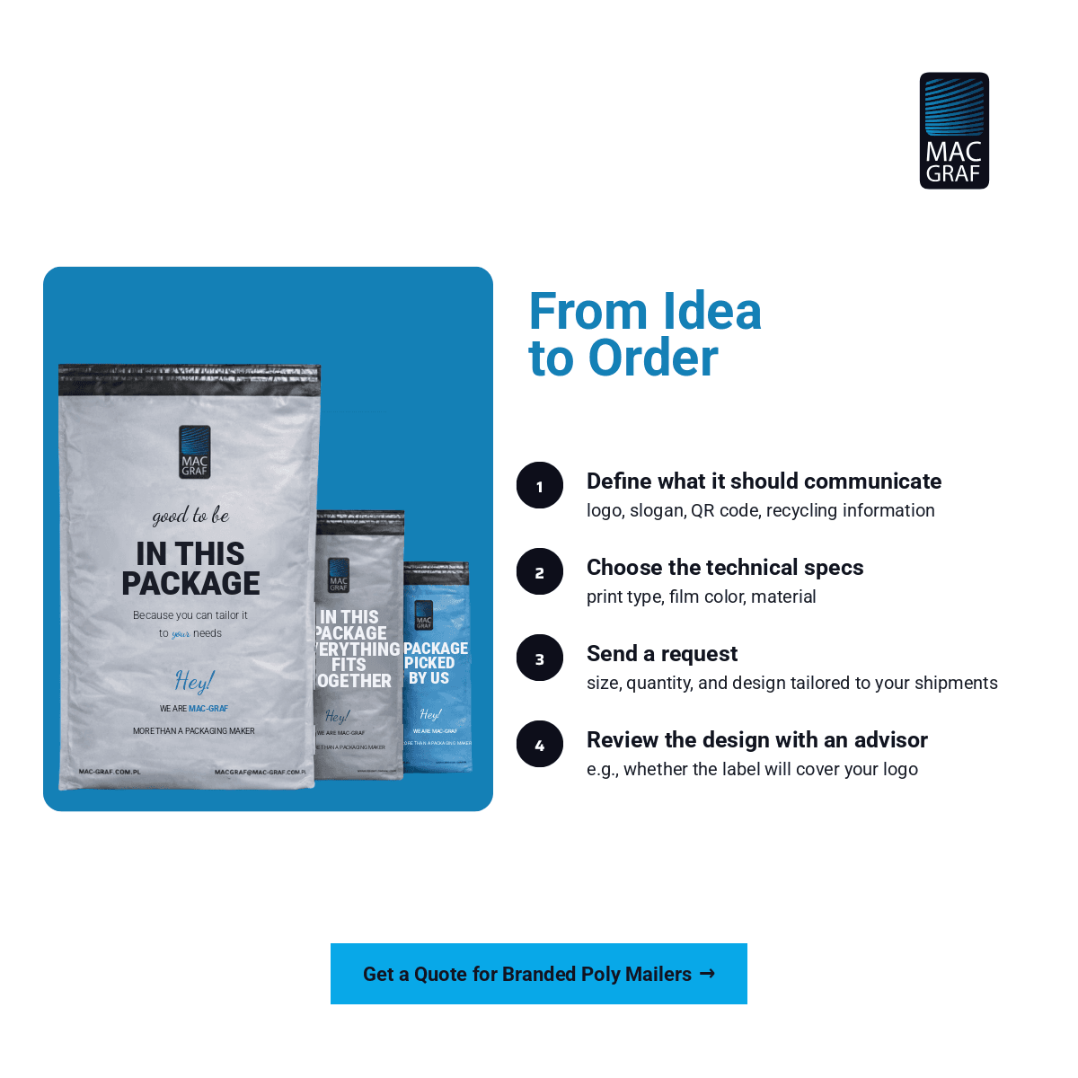 Get a Quote for Branded Poly Mailers