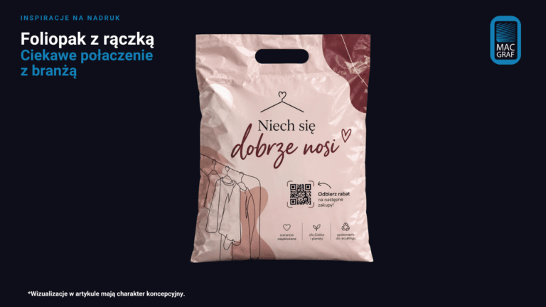 zastosowanie foliopaków z rączką do branży modowej