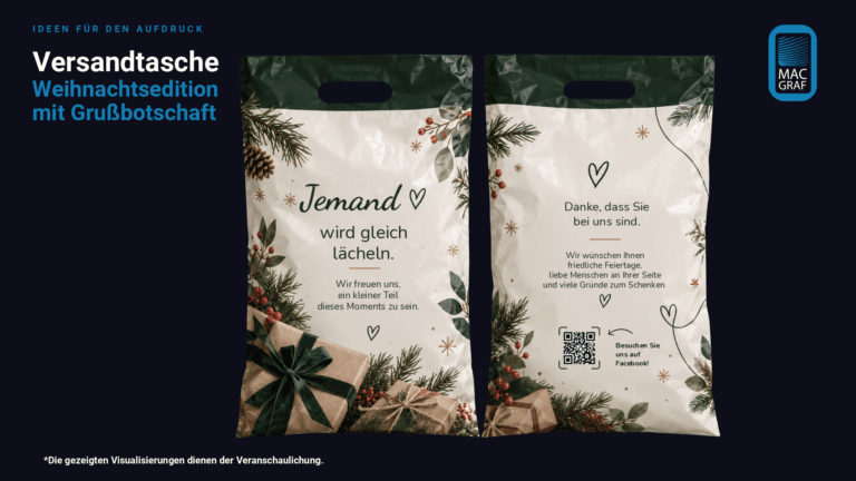 Bedruckte Folienversandtasche