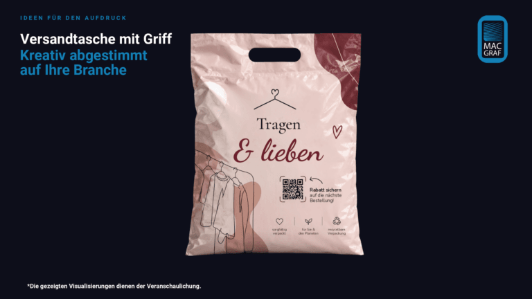 Versandtasche mit Griff