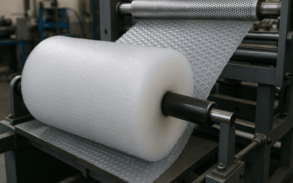 Jak wygląda proces produkcji folii bąbelkowej