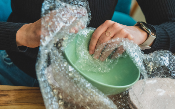 folia bąbelkowa w branży home decor